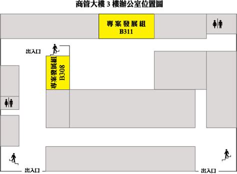 辦公室位置圖